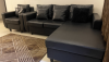 Leather Sofa Set with Divan